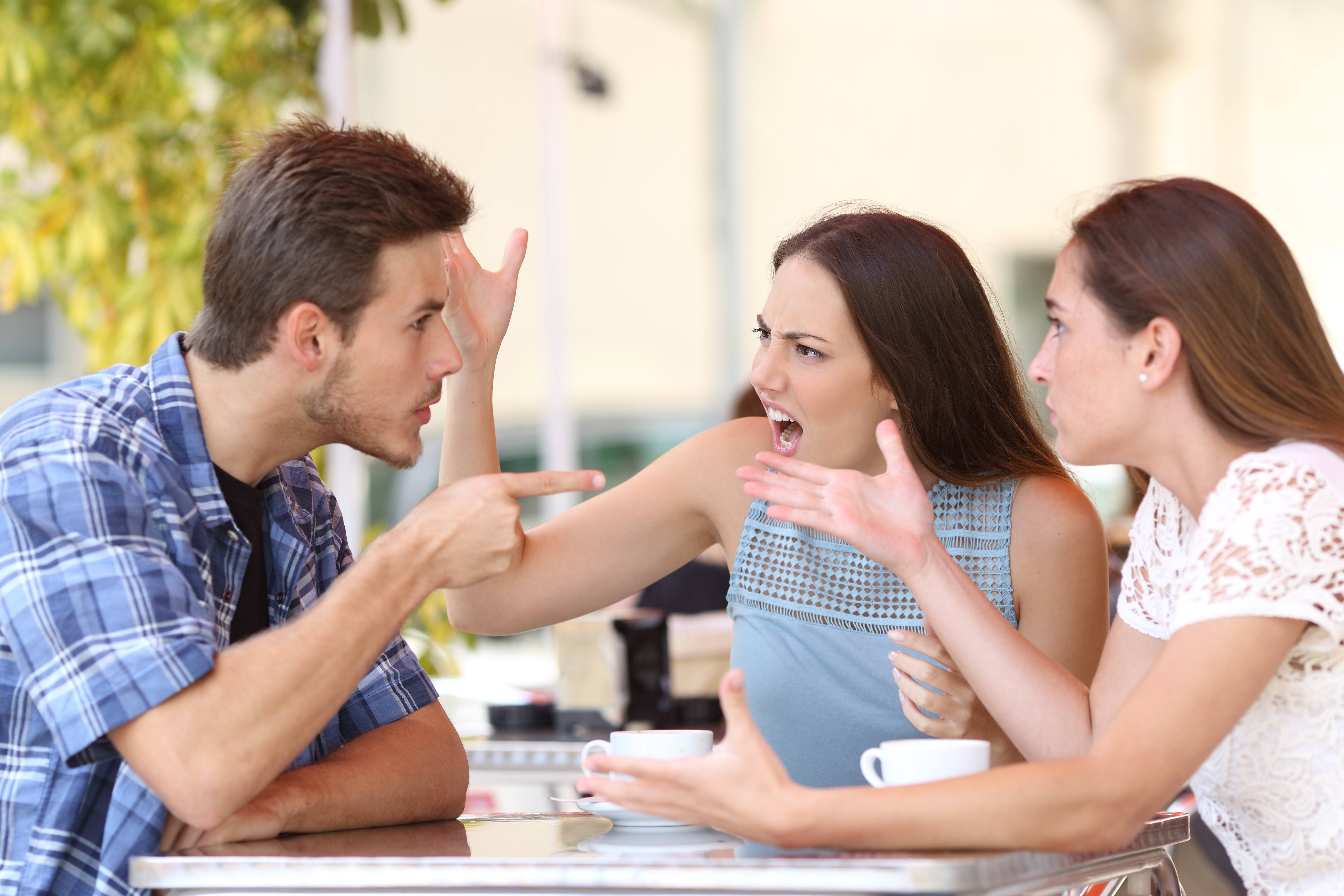 Siblings arguing over house sale
